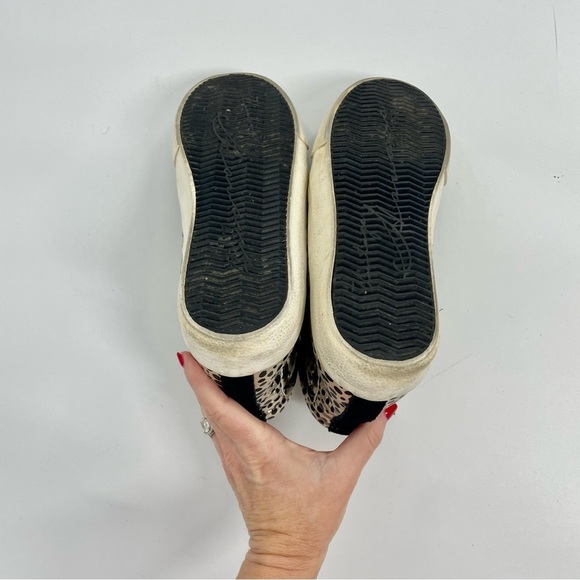 Vintage Havana revenge 8 Black Gold‎ leopard high top fashion sneakers GGDB - Picture 7 of 10